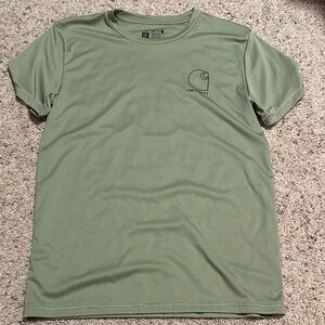 Carhartt Sage Green Short-Sleeve Logo Tee